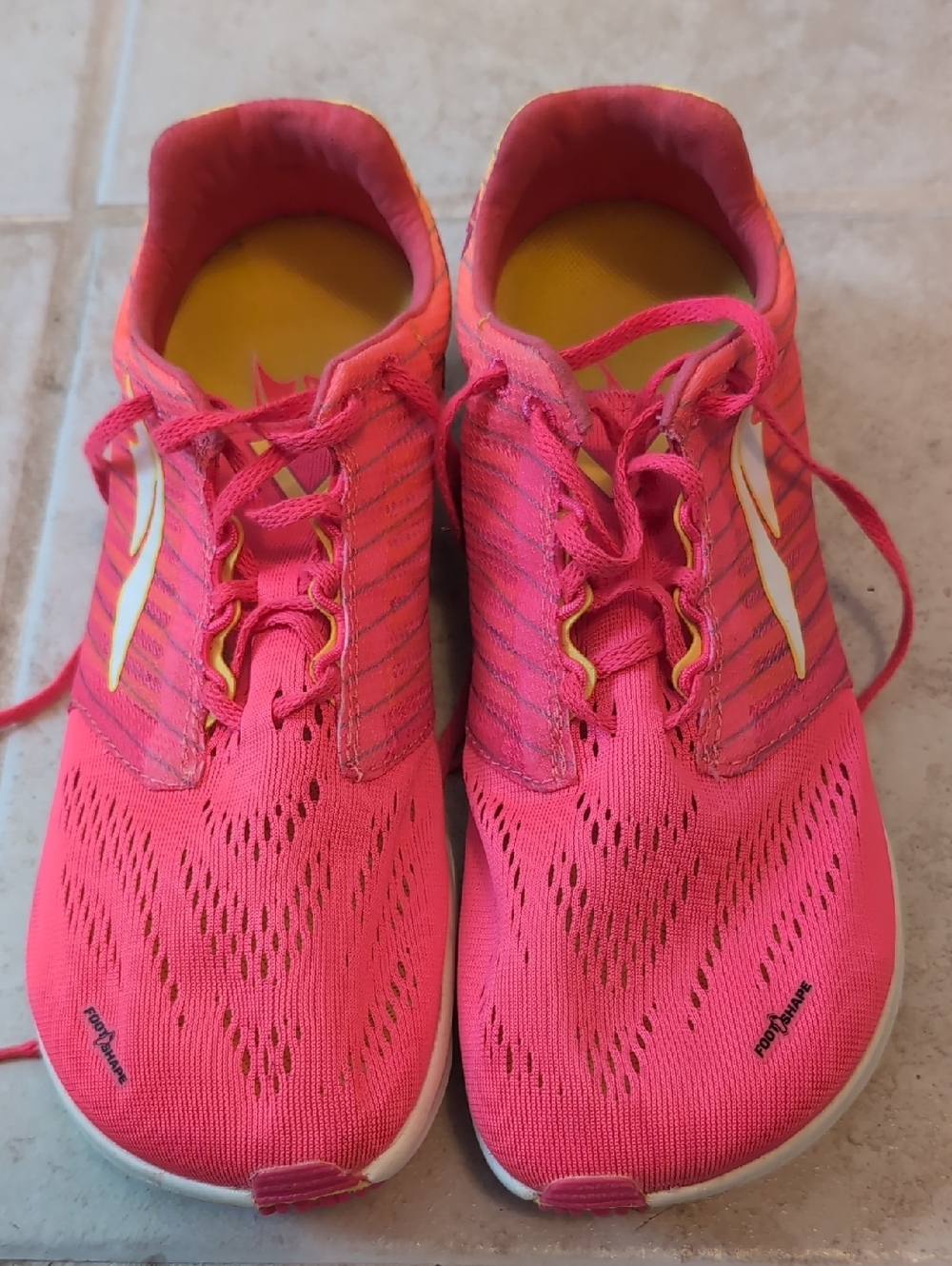 Altra Women's Hot Pink Athletic Running Shoes with White Accent - Picture 1 of 6